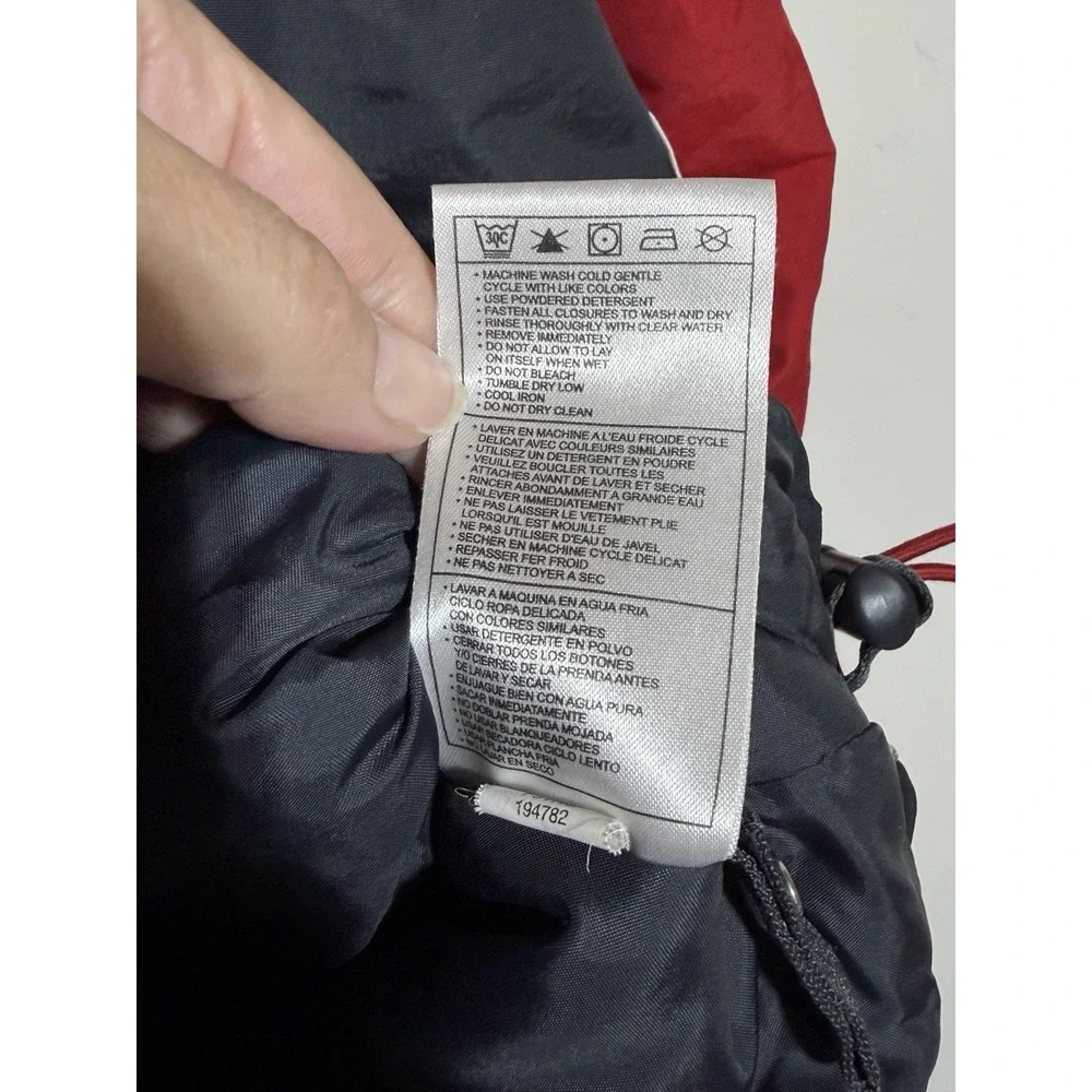 Nike Red Men Large Coat Zip Up Hoodie Vintage  RN#56323 CA# 05553